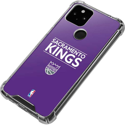 NBA Sacramento Kings Standard - Purple Google Pixel 5 Clear Case